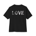 B'len Special Oversize T-Shirt LOVE Unisex Siyah *Kişiye Özel Baskı