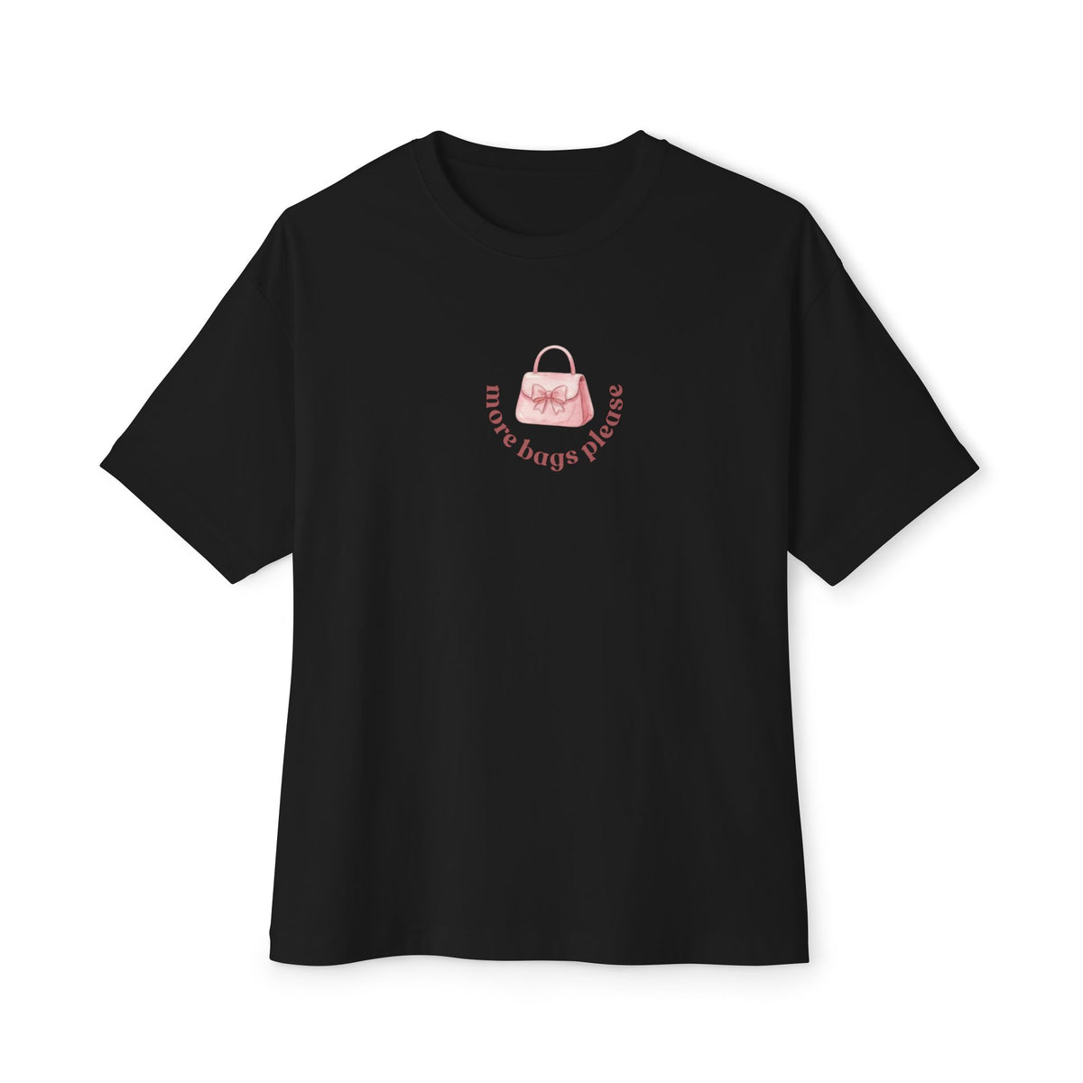 B'len Circle Oversize T-Shirt More Bags Please Siyah