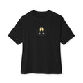 B'len Circle Oversize T-Shirt Cheers! Siyah