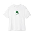 B'len Oversize T-Shirt That's My Lucky Day Beyaz